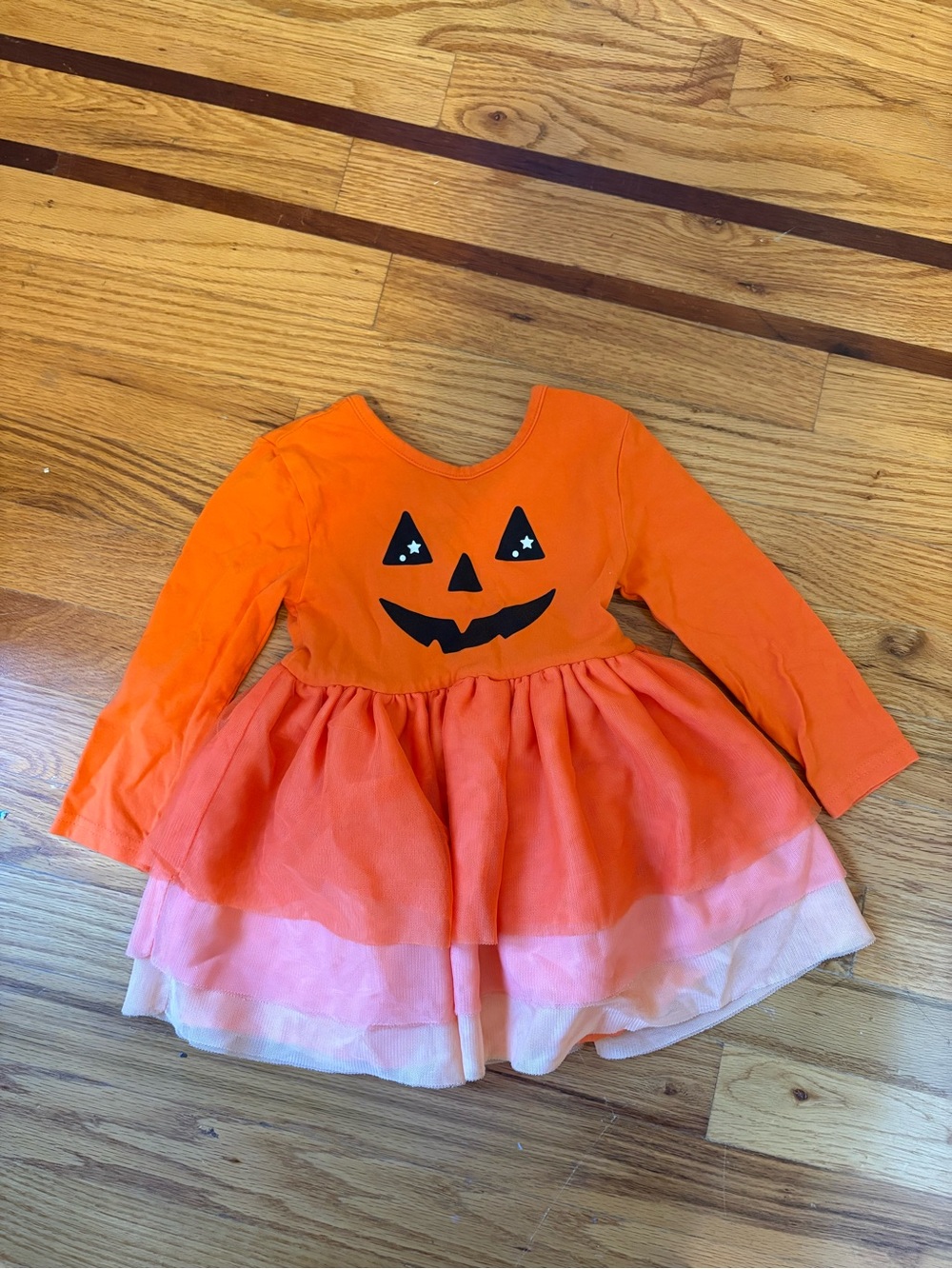 Old Navy Orange Pumpkin Tulle Dress Top - Kids